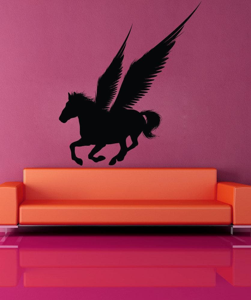 Vinyl Wall Decal Sticker Pegasus Silhouette #1307