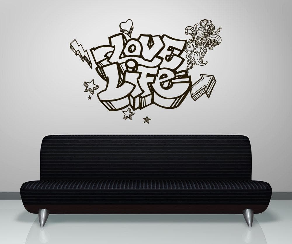 Vinyl Wall Decal Sticker Love Life #1315