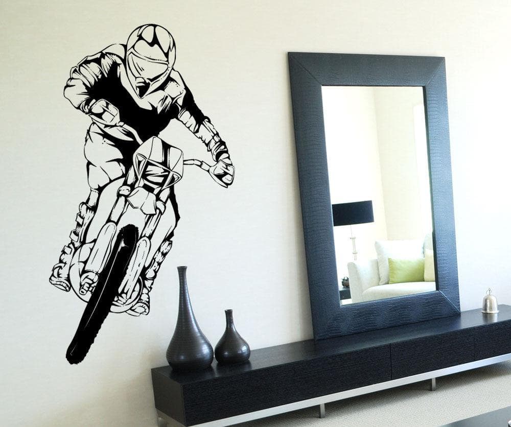 Vinyl Wall Decal Sticker Motocross Ride #1337