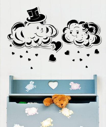 Vinyl Wall Decal Sticker Love Clouds #1345