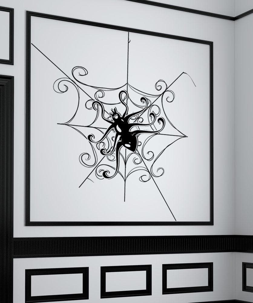 Decorative Spider Vinyl Wall Decal Sticker #1347