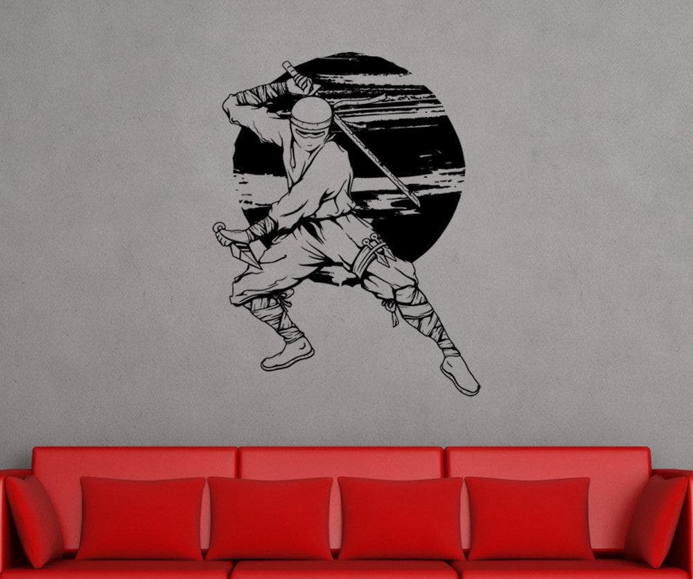 Ninja Wall Decal Sticker. #1362