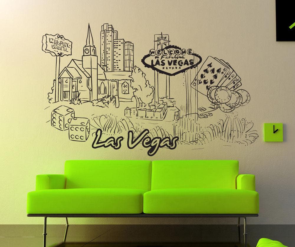 Wall stickerl Las Vegas – Wall decals WALL DECAL CITIES AND