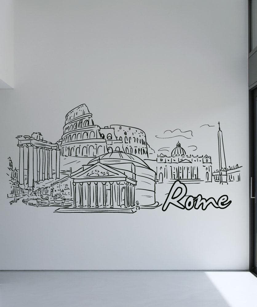 City of Rome Vinyl Wall Decal Sticker. #1373