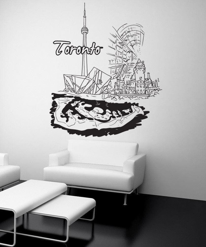 Toronto Canada Vinyl Wall Decal Sticker. #1378