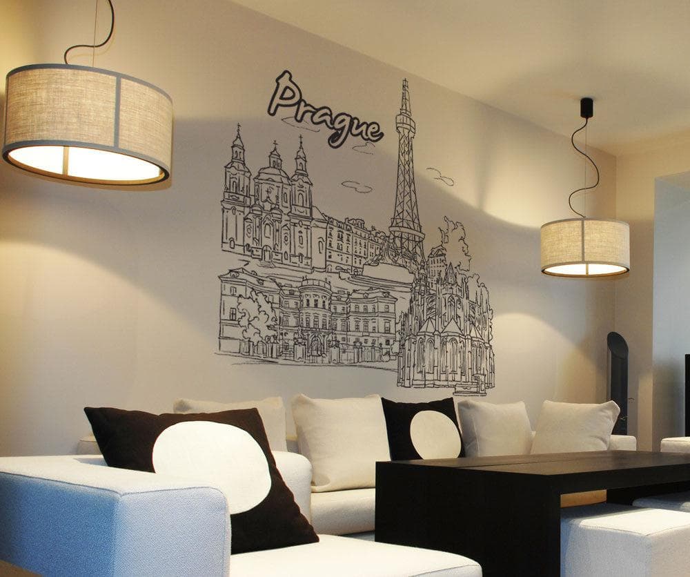 Vinyl Wall Decal Sticker Prague 1388 StickerBrand