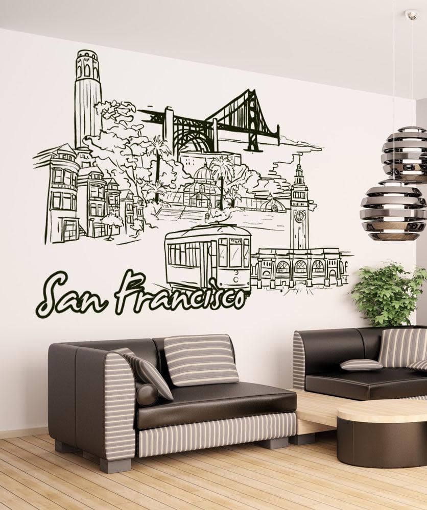 Vinyl Wall Decal Sticker San Francisco #1396