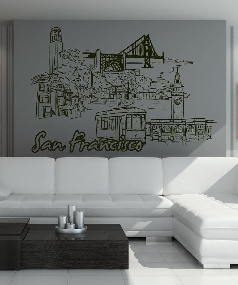 Vinyl Wall Decal Sticker San Francisco #1396