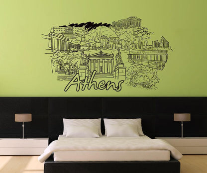 Vinyl Wall Decal Sticker Athens #1397