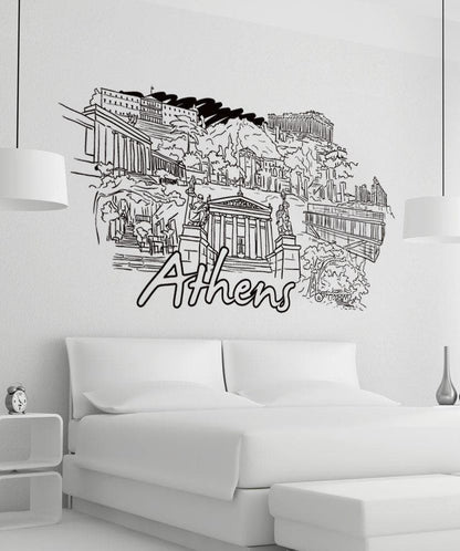 Vinyl Wall Decal Sticker Athens #1397
