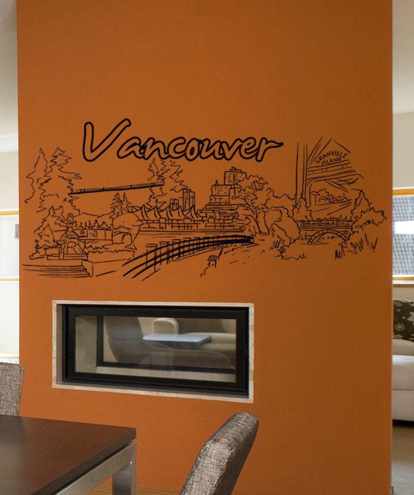 Vinyl Wall Decal Sticker Vancouver #1400