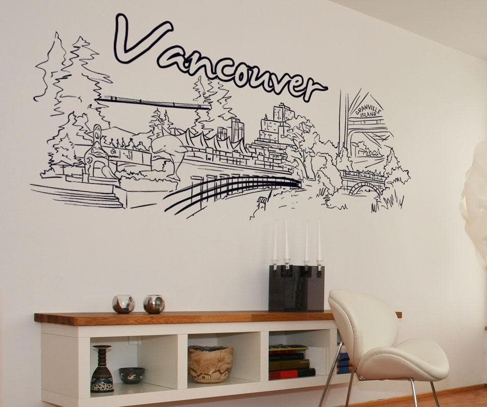 Vinyl Wall Decal Sticker Vancouver #1400