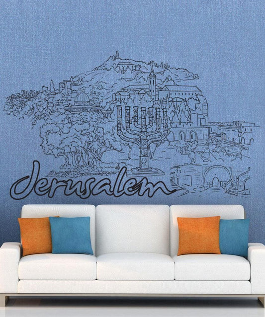 Vinyl Wall Decal Sticker Jerusalem #1406