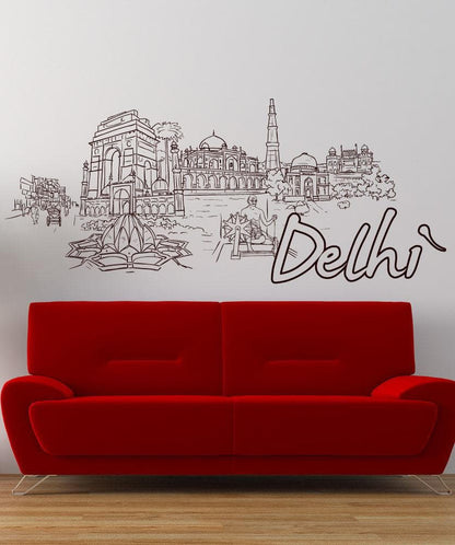 Vinyl Wall Decal Sticker Delhi #1407