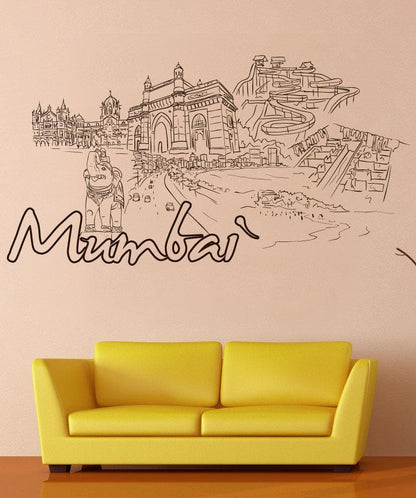 Vinyl Wall Decal Sticker Mumbai #1412