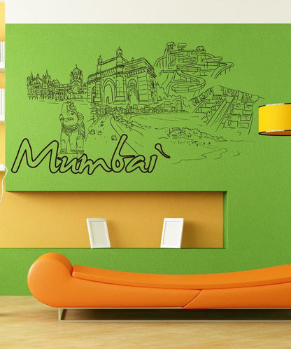 Vinyl Wall Decal Sticker Mumbai #1412