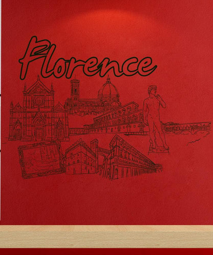Vinyl Wall Decal Sticker Florence #1414