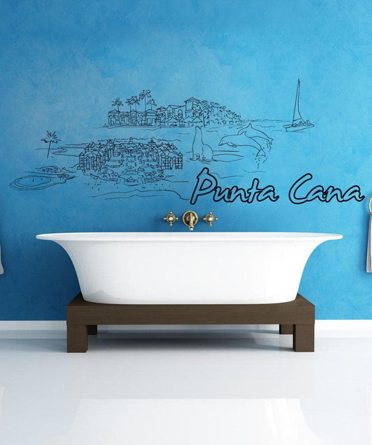 Vinyl Wall Decal Sticker Punta Cana #1415