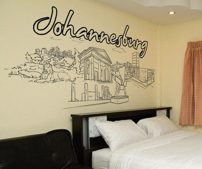 Vinyl Wall Decal Sticker Johannesburg #1418