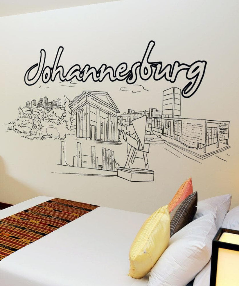 Vinyl Wall Decal Sticker Johannesburg 1418 StickerBrand
