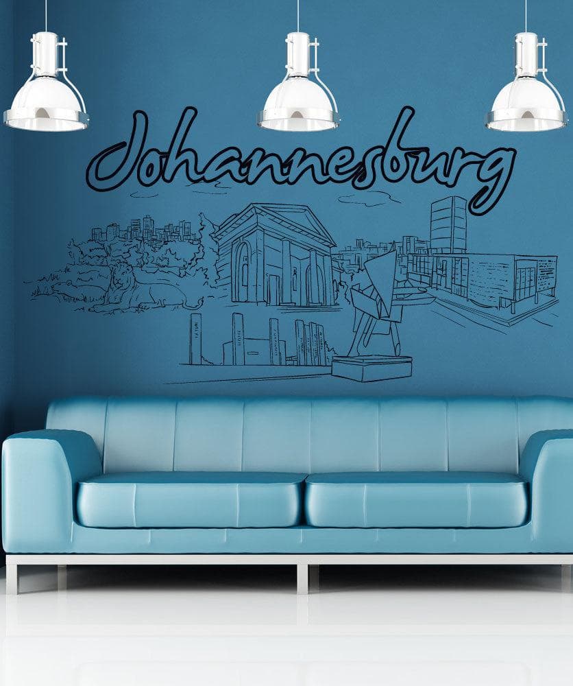 Vinyl Wall Decal Sticker Johannesburg #1418