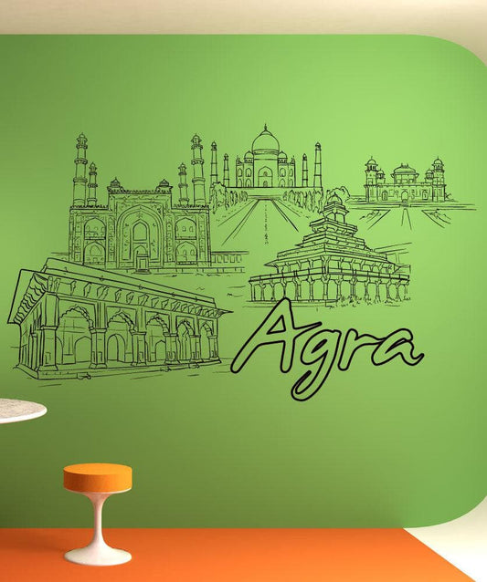 Vinyl Wall Decal Sticker Agra #1419