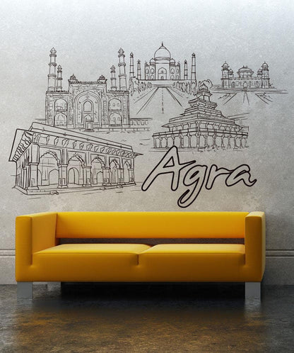 Vinyl Wall Decal Sticker Agra #1419