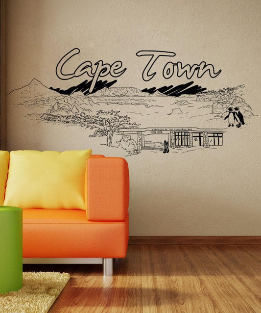 Vinyl Wall Decal Sticker Cape Town #1421