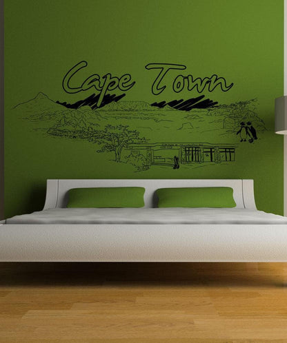 Vinyl Wall Decal Sticker Cape Town #1421