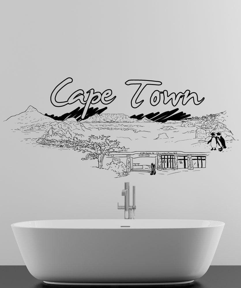 Vinyl Wall Decal Sticker Cape Town 1421 StickerBrand