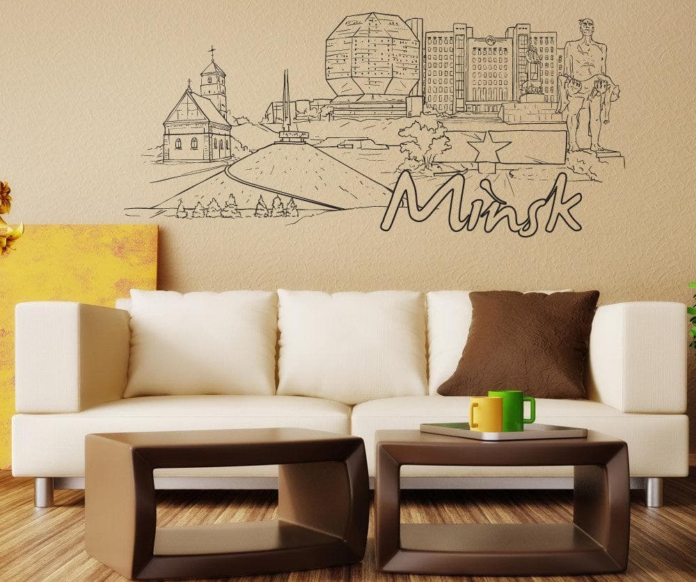 Vinyl Wall Decal Sticker Minsk #1428