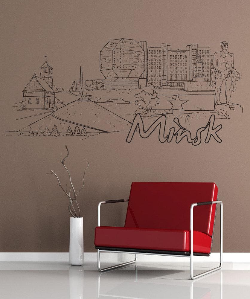 Vinyl Wall Decal Sticker Minsk #1428