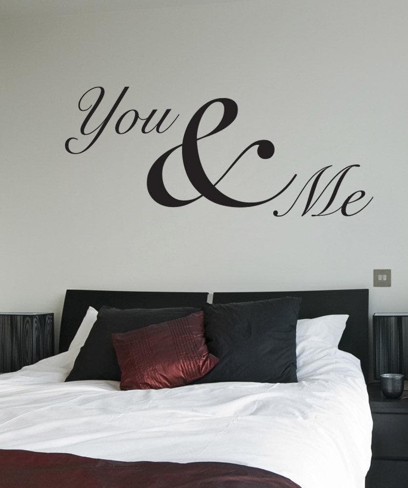 Vinyl Wall Decal Sticker You & Me #1464