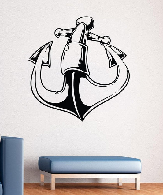 Vinyl Wall Decal Sticker Tattoo Anchor #1474
