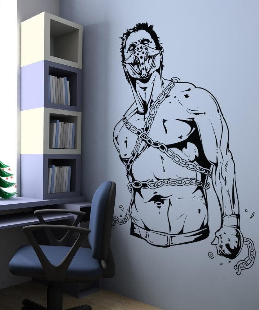 Zombie in Chains Vinyl Wall Decal Sticker. #1485