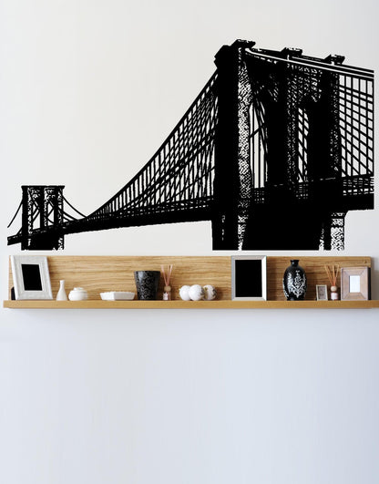 Brooklyn Bridge New York NYC Vinyl Wall Decal Sticker. #149