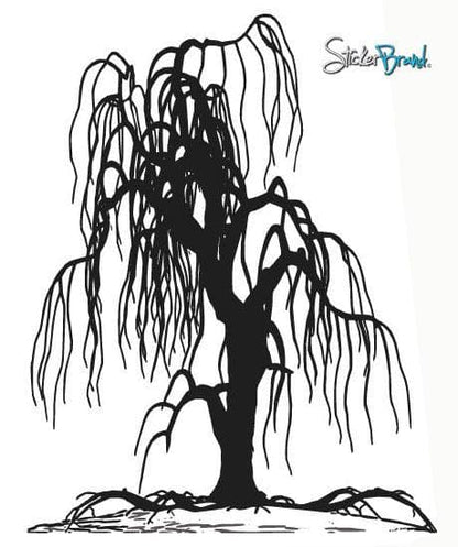 Weeping Willow Tree Decor Vinyl Wall Decal Sticker. #153