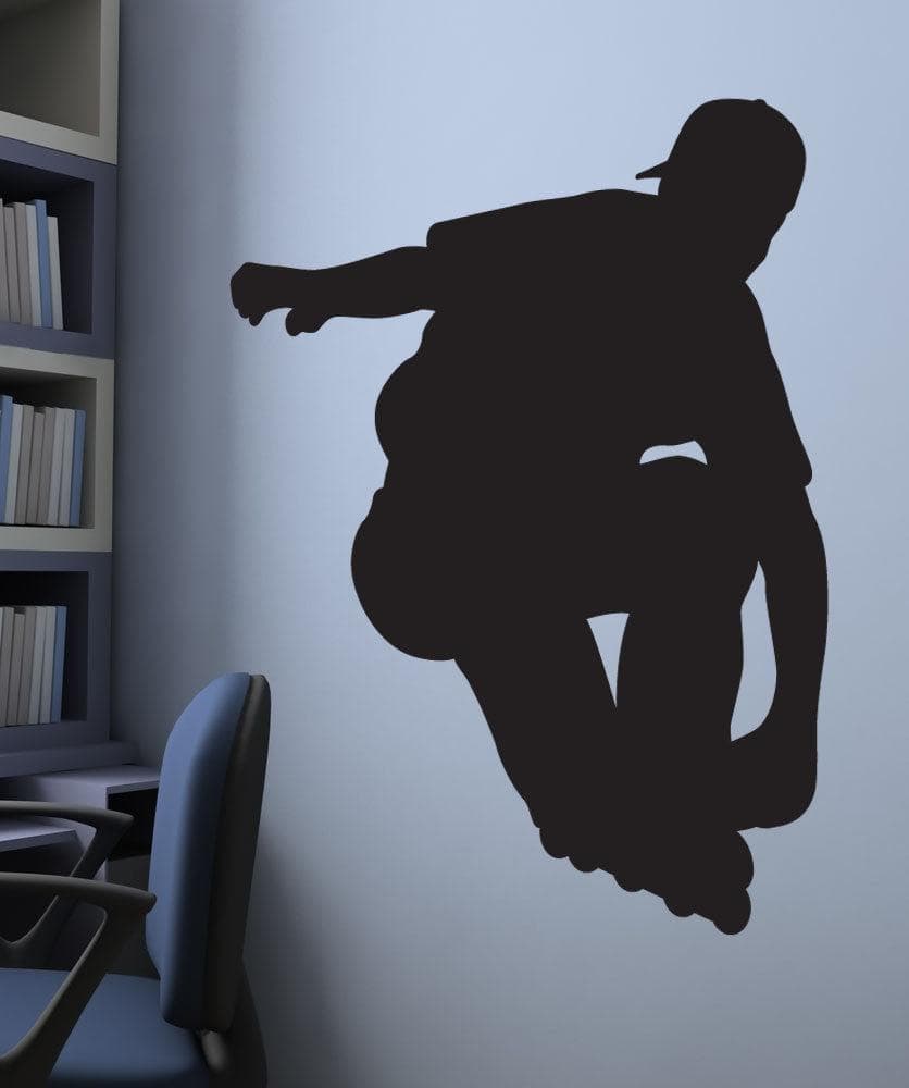 Vinyl Wall Decal Sticker Rollerblader #1548