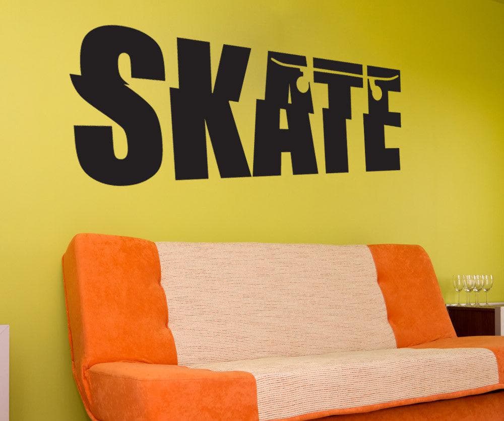 Vinyl Wall Decal Sticker Skate #1562