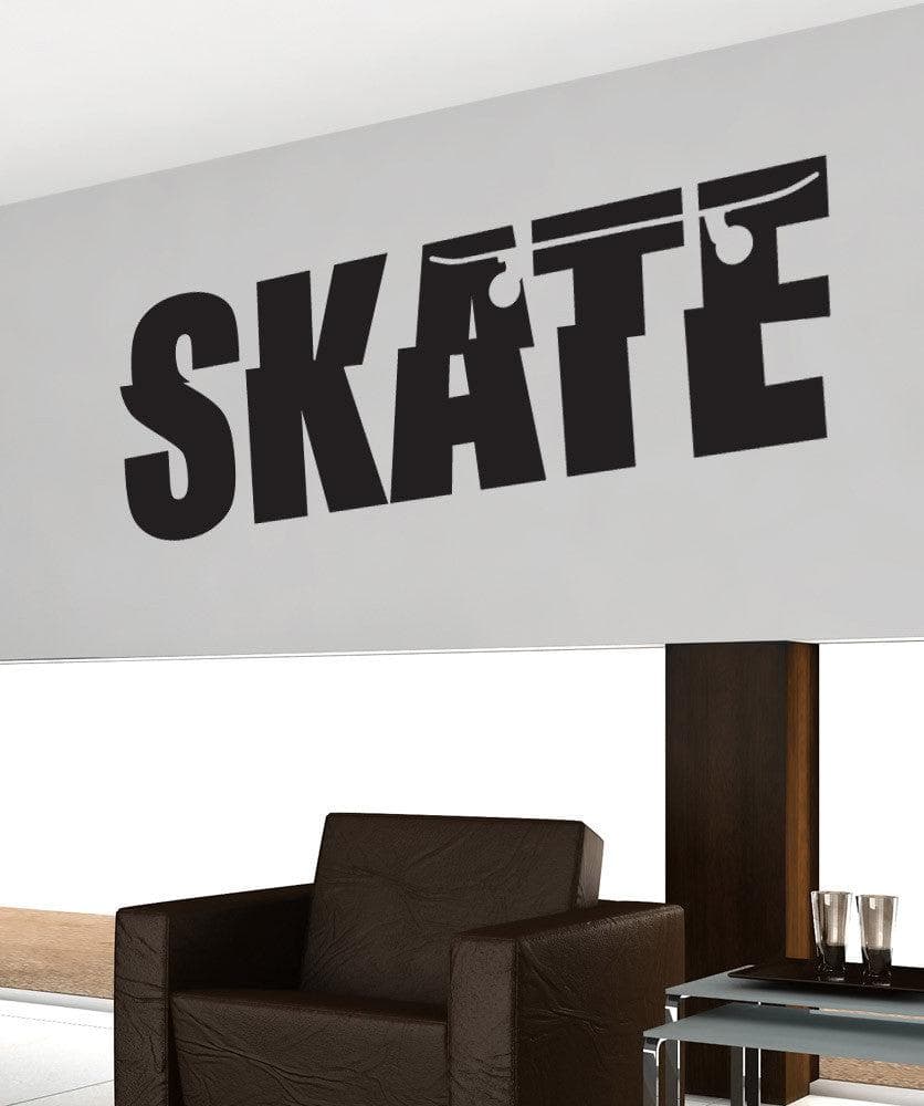 Vinyl Wall Decal Sticker Skate #1562