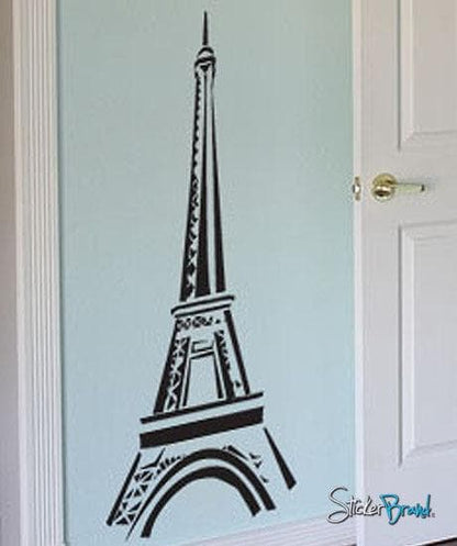 Paris Eiffel Tower Vinyl Wall Art Decal Sticker. #159