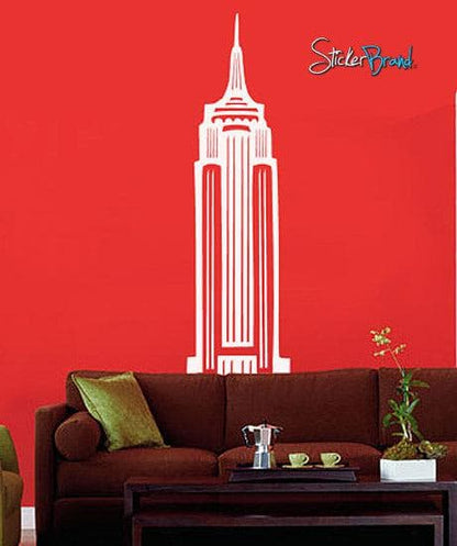 NYC New York City Empire State Building Vinyl Wall Art Decal Sticker. #163