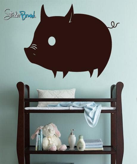 Little Pig Piglet Piggy Vinyl Wall Art Decal. Nursery Room Decor.  #166