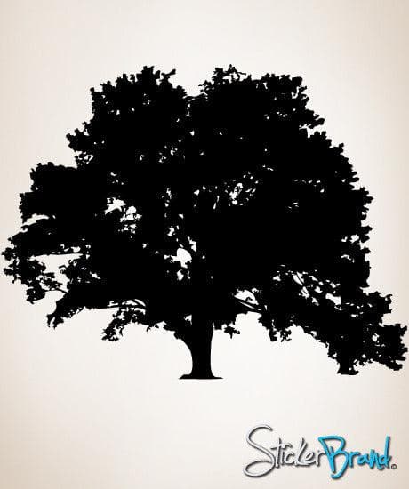Vinyl Wall Art Decal Large Tree Silhouette Decoration #171