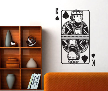 Vinyl Wall Decal Sticker King of Spades #OS_DC372