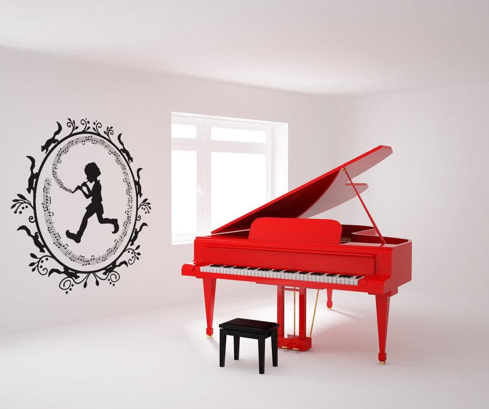 Vinyl Wall Decal Sticker Framed Pied Piper #OS_DC345
