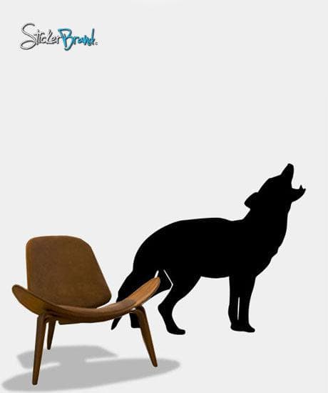 Vinyl Wall Decal Sticker Howling Wolf #202