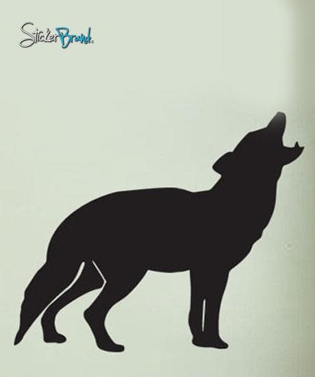 Vinyl Wall Decal Sticker Howling Wolf #202