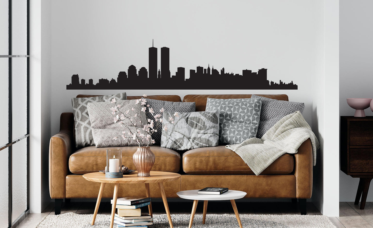 New York Skyline World Trade Center Vinyl Wall Decal Sticker. #206