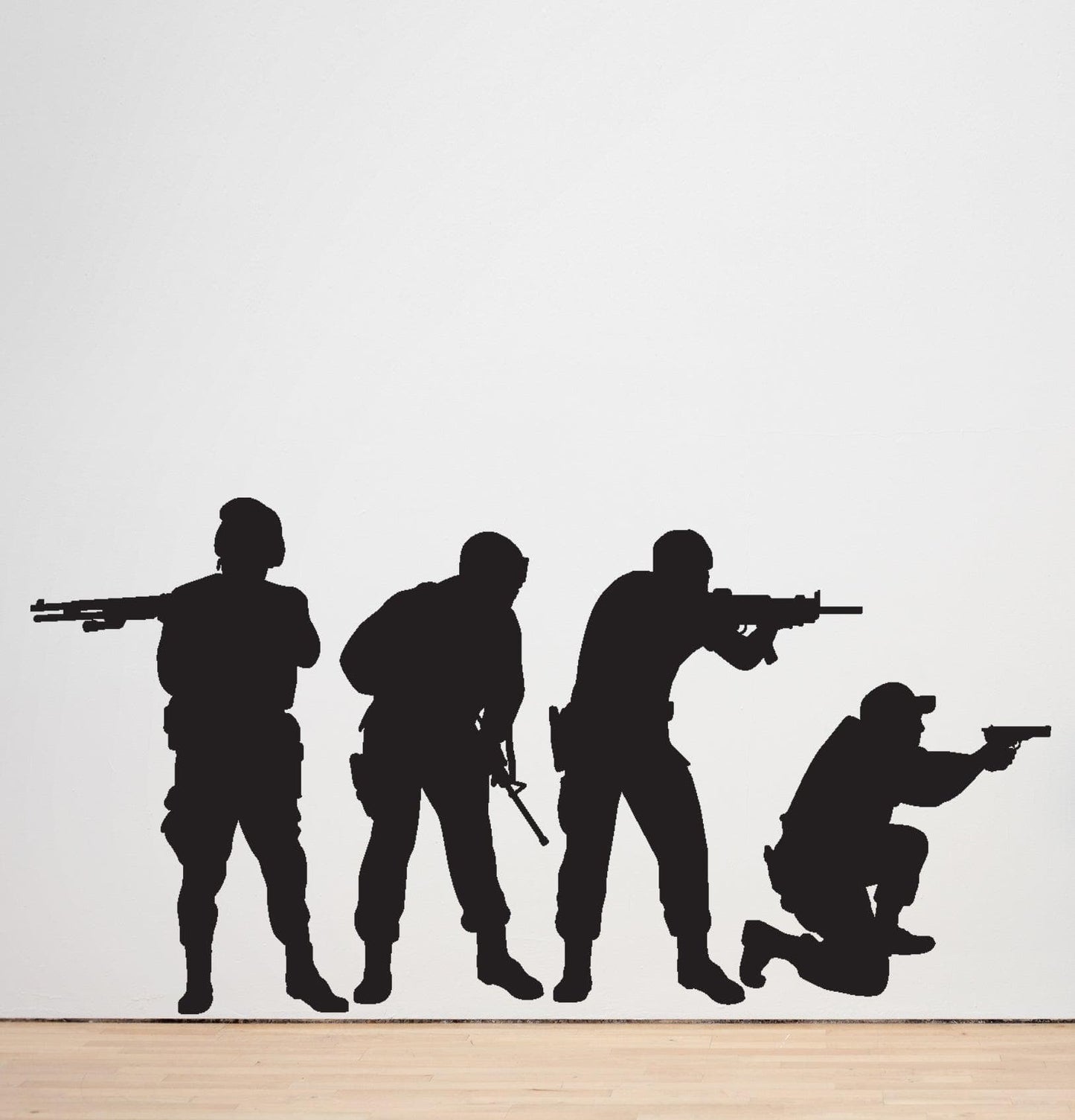 Military Swat Team Army Men Vinyl Wall Decal Sticker. #210